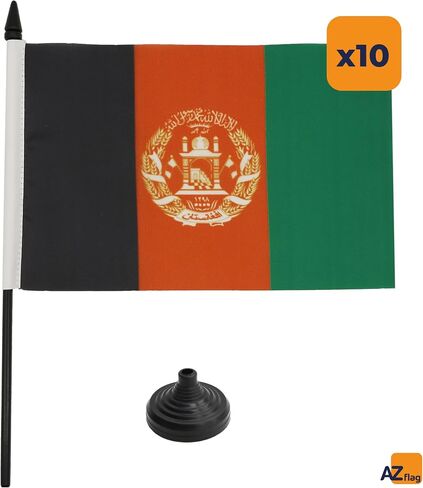 علم طاولة بوتان من AZ FLAG مقاس 5 بوصة × 8 بوصة - علم مكتب بوتان مقاس 21 × 14 سم - عصا وقاعدة بلاستيكية سوداء in Kuwait