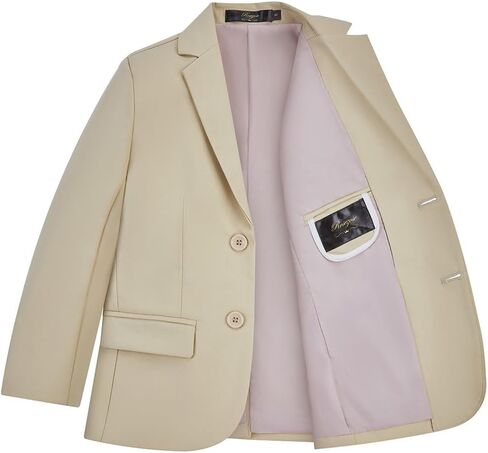 Kids Suits for Boys 7 Pieces Formal Suit Boys Dress Shirts Ring Bearer Outfit Slim Fit Dresswear Suit in Kuwait