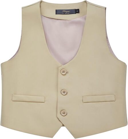 Kids Suits for Boys 7 Pieces Formal Suit Boys Dress Shirts Ring Bearer Outfit Slim Fit Dresswear Suit in Kuwait