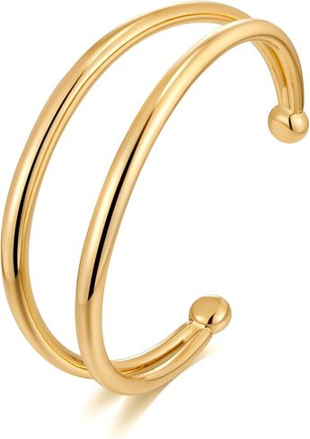 MUYAN Gold Vintage Statement Open Cuff Bracelets for Women Bangle Bracelet Boho Jewelry in Saudi Arabia