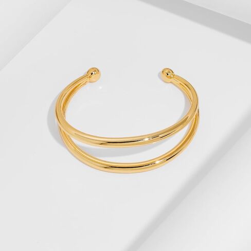 MUYAN Gold Vintage Statement Open Cuff Bracelets for Women Bangle Bracelet Boho Jewelry in Saudi Arabia