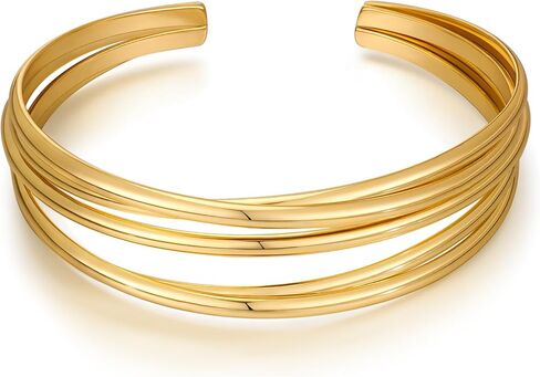MUYAN Gold Vintage Statement Open Cuff Bracelets for Women Bangle Bracelet Boho Jewelry in Saudi Arabia