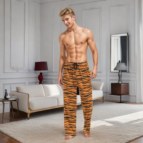 Men's Pajama Pants Sleepwear Lounge Pj Bottoms in Kuwait