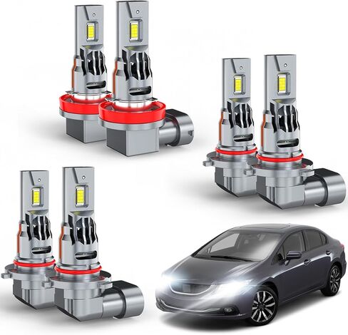 Lights Compatible for GMC Sierra 1500 2500 HD Light Bulbs 1995 1996 1997 1998 1999 2000 2001 2002 2003 2004 2005 2006, 9005 High Beam 9006 Low Beam or Fog Lights, Plug n Play, Pack of 4 in Saudi Arabia