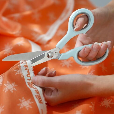 Missouri Star Small Scissors 4.5" - Mini Scissors All Purpose for Cutting Fabric, Sewing, Crafting - Ultra Sharp with Comfort Grip and Blade Cover, NOT8077 in Kuwait