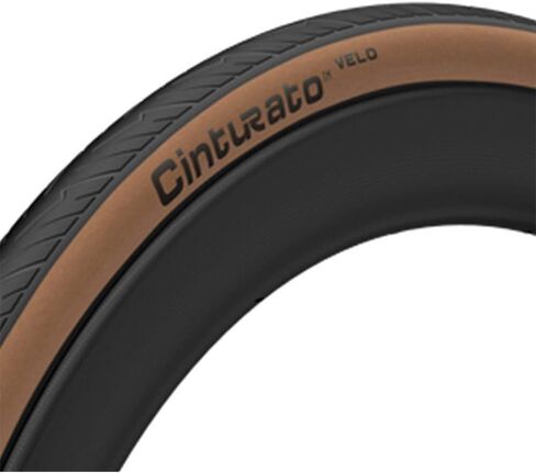 Pirelli Cinturato Velo Road Bike Tire (Long Rides), Clincher Tubeless Ready, Confident Handle Vari Terrains & Worst Conditions, X-Puncture Protect,(1) Tire, Black or Classic Tan Sidewall / Vari Sizes in Saudi Arabia