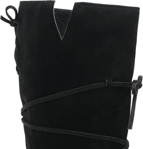 Mens Medieval Renaissance Cosplay Boots Halloween PU Leather Mid Calf Vintage Pirate Viking Lace-up Shoes in Saudi Arabia
