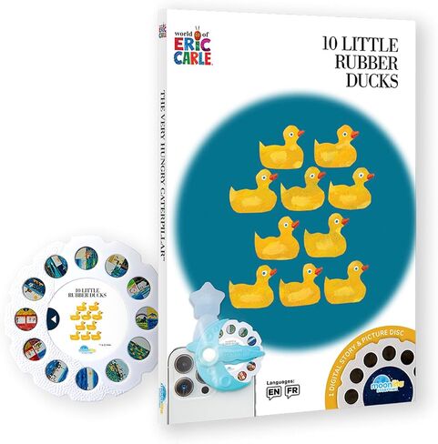 Moonlite Storytime - Eric Carle Mister Seahorse Storytime Disc - قراءة سحرية معًا - تم بيع جهاز عرض بشكل منفصل - قصة رقمية مع FX Sound - هدايا التعلم المبكر للأطفال الذين تتراوح أعمارهم in Kuwait