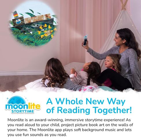 Moonlite Storytime - Eric Carle Mister Seahorse Storytime Disc - قراءة سحرية معًا - تم بيع جهاز عرض بشكل منفصل - قصة رقمية مع FX Sound - هدايا التعلم المبكر للأطفال الذين تتراوح أعمارهم in Kuwait