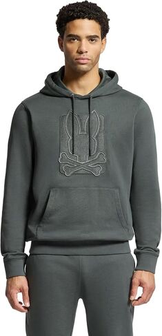 Psycho Bunny Pierce Embroidered French Terry Hoodie in Saudi Arabia