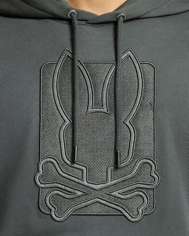 Psycho Bunny Pierce Embroidered French Terry Hoodie in Saudi Arabia