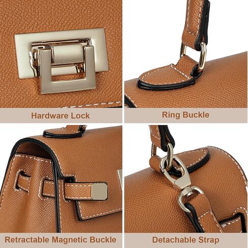 YFGBCX MINI SATCHEL BAG TOP PRESE للنساء محفظة حقيبة مصمم حقيبة اليد مع حزام قابل للفصل in Kuwait