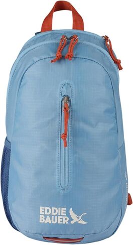 Eddie Bauer Stowaway Packable Sling Bag | Foldable | Travel | Outdoor | Lightweight | Compact | Everyday Carry | Ripstop Nylon | 10L - Coast Blue in Saudi Arabia
