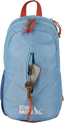 Eddie Bauer Stowaway Packable Sling Bag | Foldable | Travel | Outdoor | Lightweight | Compact | Everyday Carry | Ripstop Nylon | 10L - Coast Blue in Saudi Arabia