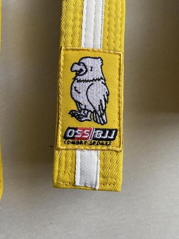 OSS Combat Sports BJJ Belt - IBJJF Approved, 100% Cotton, Durable & Lightweight Design, Perfect for Kids in Saudi Arabia