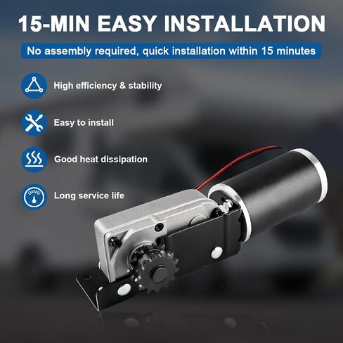 JDMON RV Slide Out Motor Gear Housing متوافق مع نظام الغرفة المقطوعة CABLERS ACCU-SLIDE ، استبدل 225008 in Kuwait
