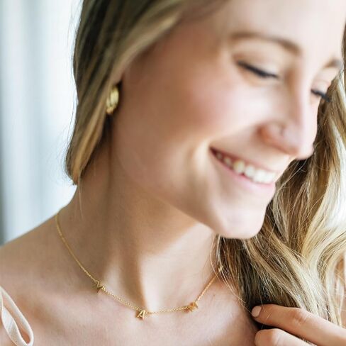 Benevolence LA Mama Necklace, Gold Dipped Fashion Jewelry | Gifts for New Mom | Gold Mom Necklace | Birthday Gifts | Travel Accessories for Women, Designed in California in Saudi Arabia