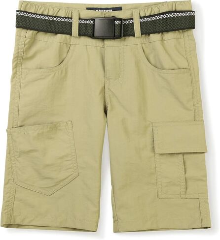 OCHENTA Boys Quick Dry Cargo Shorts Elastic Waist Athletic Shorts for Outdoor Hiking Camping Fishing in Kuwait