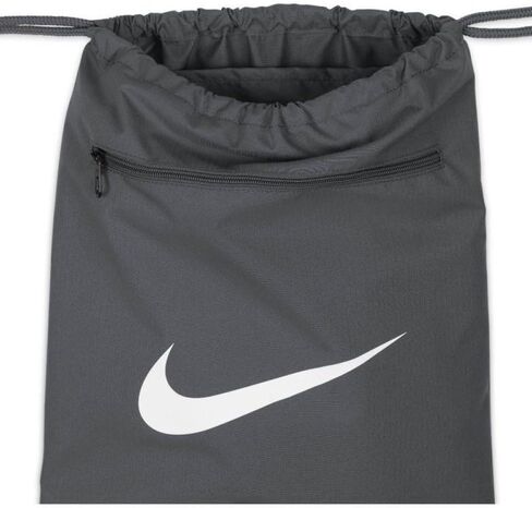 Nike Brasilia 9.5 Training Gym Sack, Iron Grey/Black/White, Medium in Saudi Arabia