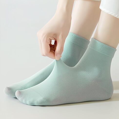 Wildarms 6 Pairs Ankle Socks for Women - Ultra Soft Thin Cotton Casual Dress Socks, Breathable Comfort for Everyday Wear in Saudi Arabia