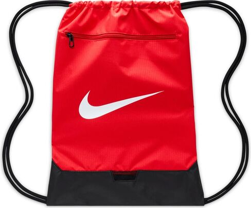Nike Brasilia 9.5 Training Gym Sack, Iron Grey/Black/White, Medium in Saudi Arabia