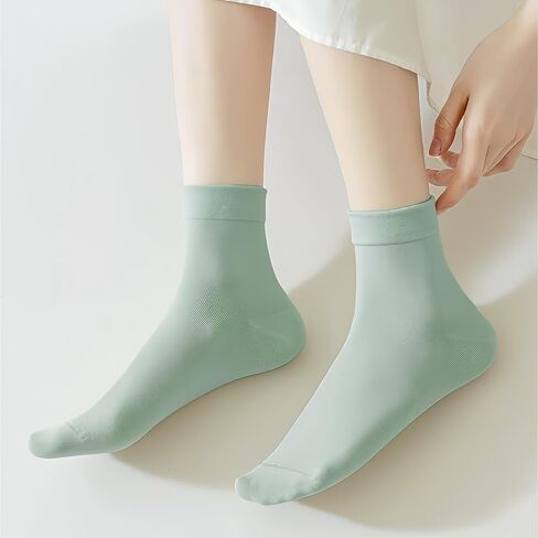 Wildarms 6 Pairs Ankle Socks for Women - Ultra Soft Thin Cotton Casual Dress Socks, Breathable Comfort for Everyday Wear in Saudi Arabia