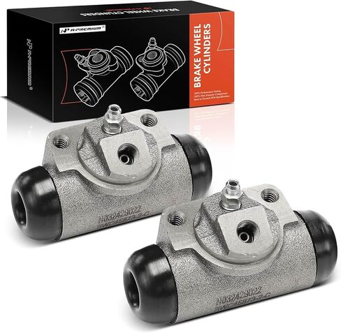 A-Premium Rear Drum Brake Wheel Cylinder Compatible with Select Chevrolet, Buick, GMC, Oldsmobile and Pontiac Models - Malibu, Impala, Camaro, Regal, Caprice, Apollo, Century, Electra, 2-PC Set in Kuwait