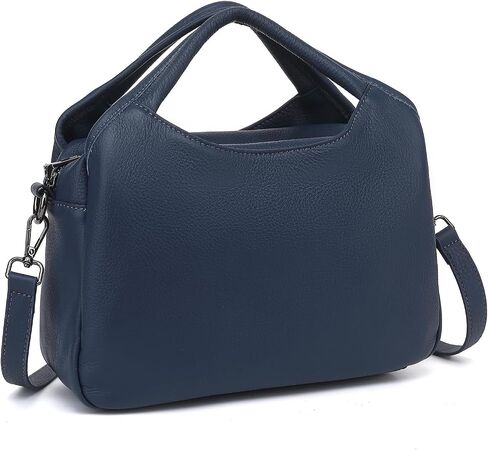 KOGTLA Genuine Leather Purses for Women, Crossbody Shoulder Bags with Top-Handle, Tote Satchel Handbags in Kuwait