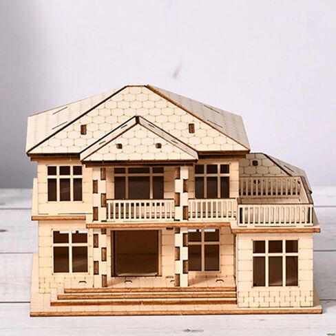 الألغاز ثلاثية الأبعاد للبالغين ، وأطقم الطراز الخشبية الحديثة فيلا ، هدية في عيد ميلاد عيد الميلاد in Kuwait