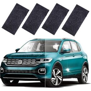 Nano Clean Cloth Scratch Remover 4 PCS, Upgraded Nano Sparkle Cloth Car Scratch Remover Cloth, Multi-Purpose Water Polishing Nasosparkle Cloth for Repairing Car Paint Scratches