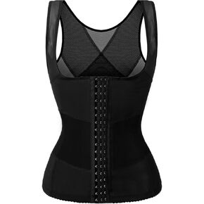 SHAPSHE Waist Trainer for Women Workout Corset Waist Cincher Shapewear Tummy Control Vest Body Shaper Invisible Girdle