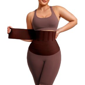 Lover-Beauty Waist Trainer for Women and Men Trimmer Belt Waist Cincher Tummy Wrap Plus Size Waist Trimmer for Gym Sport
