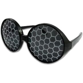 Bee Fly Sunglasses, Bumble Bee Accessory for Kids and Adults, Fun Oversized Bug-Inspired Glasses