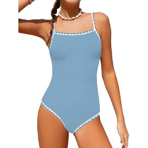 WIQI Girls Swimsuit قطعة واحدة للسباحة ألوان السباحة على التباين