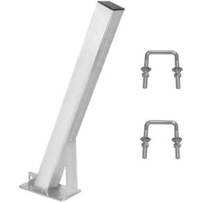 Heavy Duty Boat Trailer Winch Post 3x3x34 inch,Galvanized, Included u-Bolts and Post Cap