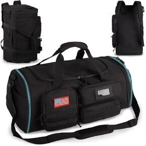 Expandable Gym Bag For Men,Tactical Large 3 in 1 Sports Duffle Bag With Shoes Compartment,Water Resistant Sports Gym Tote Bags Multi-functional Weekend Travel Backpack Overnight Bag in Kuwait