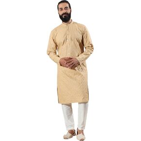 Filori Studio - Men's Sequins Embroidered Long Kurta (Kurta Only)