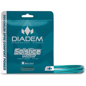 خيط التنس Diadem Solstice Power (16-1.30 مم) (أزرق مخضر)