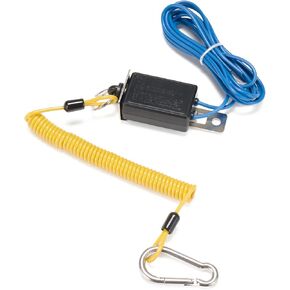 BUNKER INDUST Trailer Breakaway Switch, Electric Trailer Breakaway Switch with 6ft Breakaway Coiled Cable&Hook for RV Towing Trailer