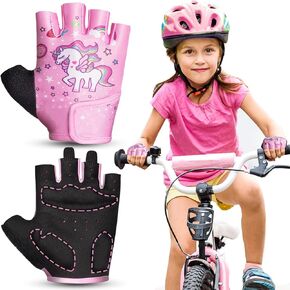 Rigwarl Kids Bike Bike Gloves for Age 2-9 ، Hloves Hloves Kids With Motective Detract