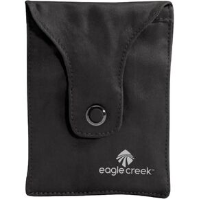 eagle creek Silk Undercover Bra Stash Travel Wallet to Keep Money and Credit Cards Secure - Breathable Silk with Moisture Resistant Lining, Black