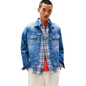 Tommy Jeans Men's Men's Lightweight Denim Carting مع شعار مطرز