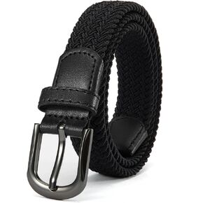 CHAOREN Braided Boys Belt, 1" Stretch Youth Baseball Belt, For Golf And Casual Wear