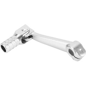 Motorcycle Shift Pedal Aluminum Alloy Folding | Gear Shifter Shift Lever Silver Tone 1 Pcs