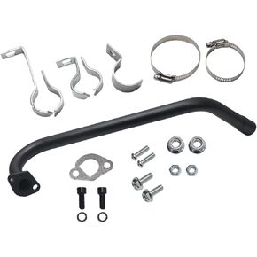 212cc Long Exhaust Pipe Fit for Predator 224cc 196cc Mini Bike Coleman CT200U BT200X CT200U-EX Baja Warrior MB200 Axis M200 GX200 6.5hp Clone Engine KT196 Go Kart Parts