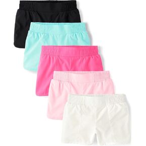 The Children's Place Girls' Athletic Pull on Shorts
