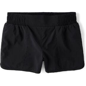 The Children's Place,Girls,Athletic Quick Dry Pull On Shorts,Black,X-Small