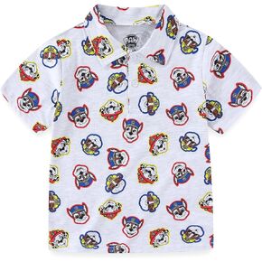 PAW PAW PATROL Nickelodeon Boys Polo Shirt for Toddler and Big Kids