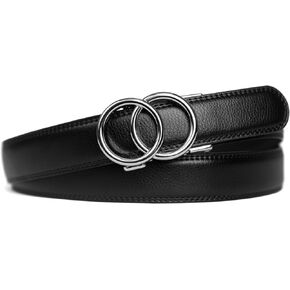 Bella Belt - Holeless Ratchet Belt for Women - Womens Belts for Jeans - Fashion Belt for Women - Leather Belt for Dresses