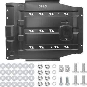 Transmission Skid Plate Engine Splash Guard with mounting Screws Compatible with 2015-2022 Ford F150 Protection Plate Replace OEM Under Diaper